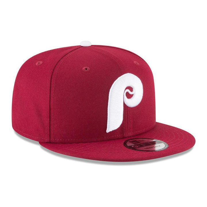 Philadelphia Phillies New Era Team Color 9FIFTY Snapback Hat - Maroon - Triple Play Caps
