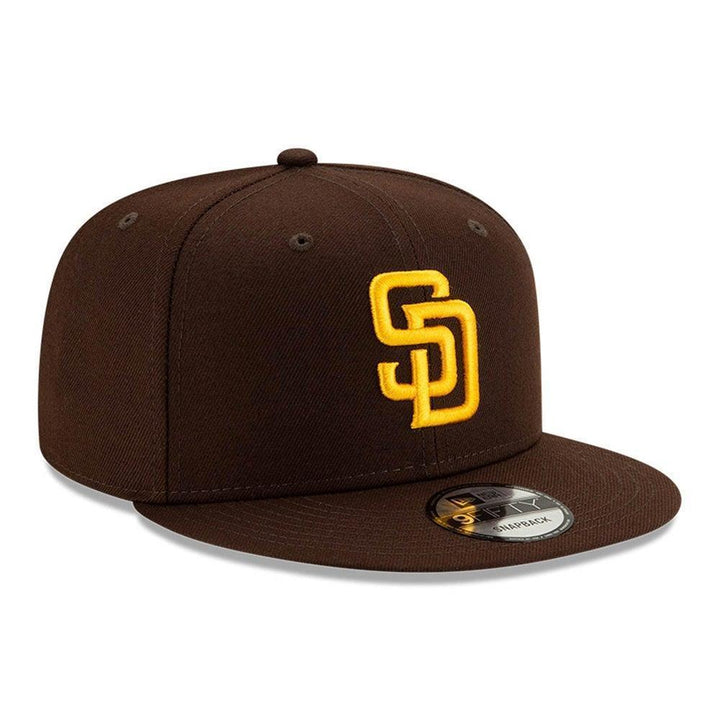 San Diego Padres New Era Team Color 9FIFTY Snapback Hat - Brown - Triple Play Caps