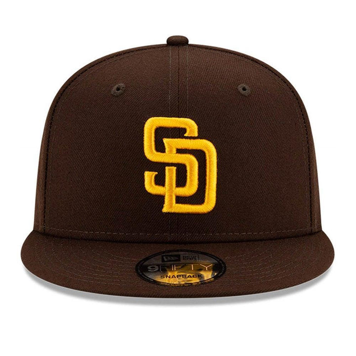 San Diego Padres New Era Team Color 9FIFTY Snapback Hat - Brown - Triple Play Caps