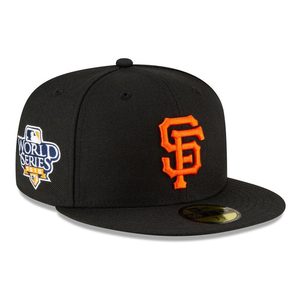 San Francisco Giants New Era 2010 World Series Side Patch 59FIFTY Fitted Hat - Black - Triple Play Caps