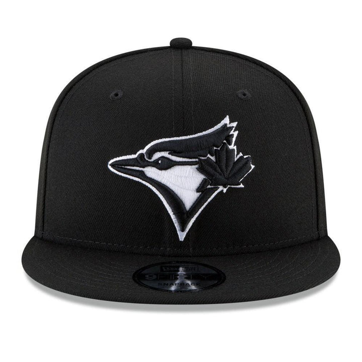 Toronto Blue Jays New Era Black & White 9FIFTY Snapback Hat - Black - Triple Play Caps